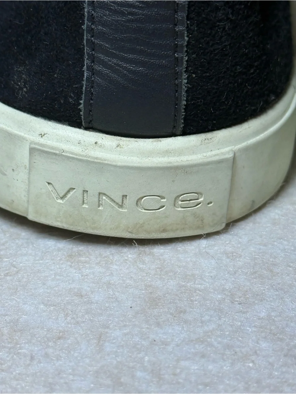 Vince Preston Black Suede Slip On Sneakers Size US 7M Comfy Slides
